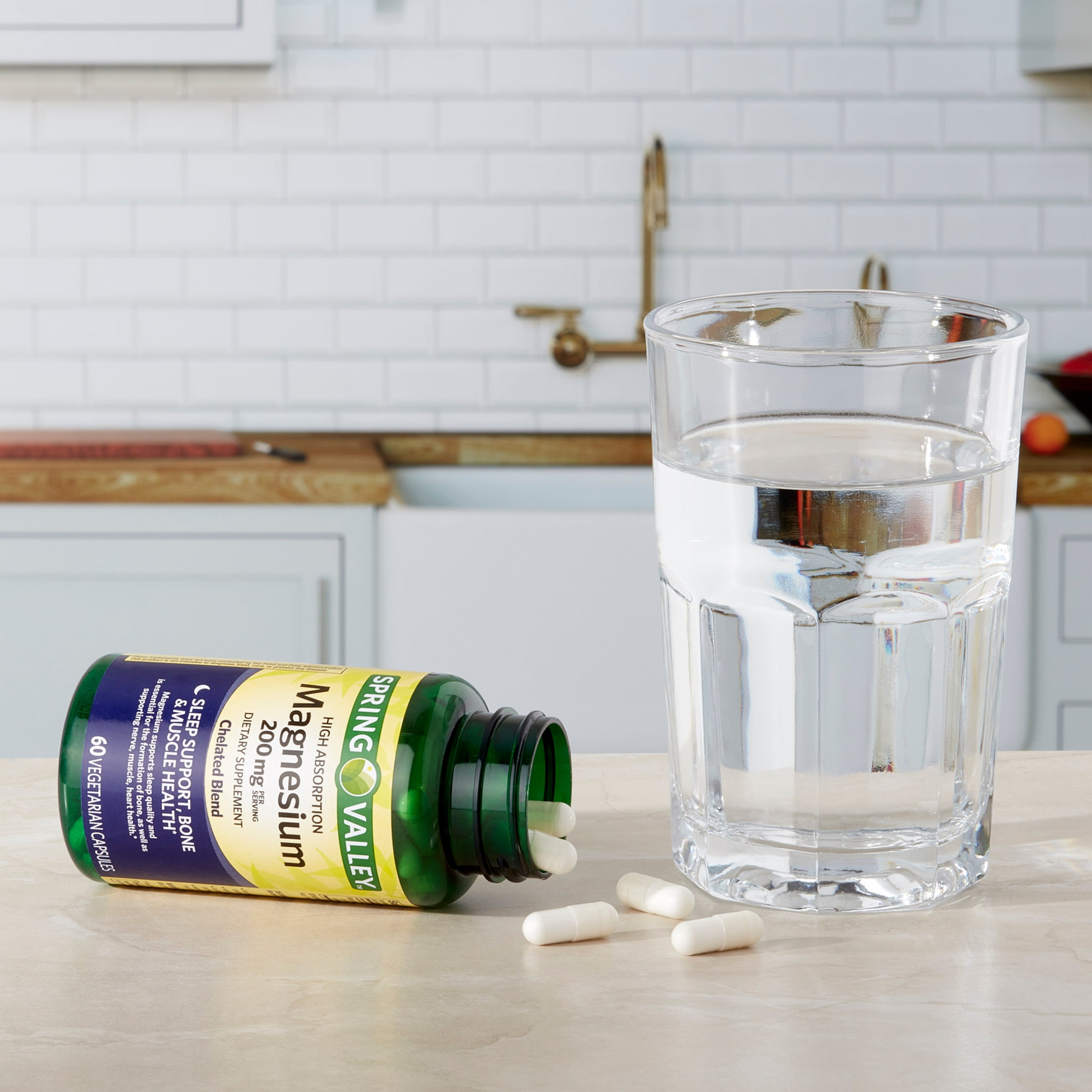 Spring Valley Magnesium Supplements 60 Capsules