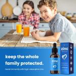 Organic Liquid Zinc Drops with Vitamin C