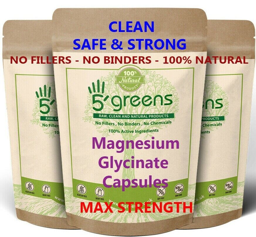 Magnesium Glycinate 650mg Veg Capsules – Pure Value