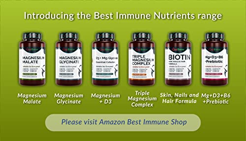 Magnesium Glycinate 500 mg - 100 Vegan Capsules