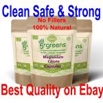 Super Strong Vegan Magnesium Citrate 650mg Capsules