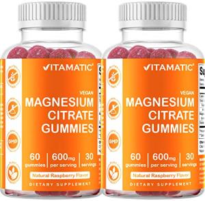 Vitamatic Vegan Magnesium Citrate Gummies - 600mg