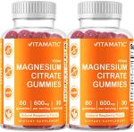 Vitamatic Vegan Magnesium Citrate Gummies - 600mg