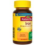 Nature Made Iron 65 mg Tablets, 150 Count