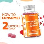 Vitamatic Vegan Magnesium Citrate Gummies - 600mg