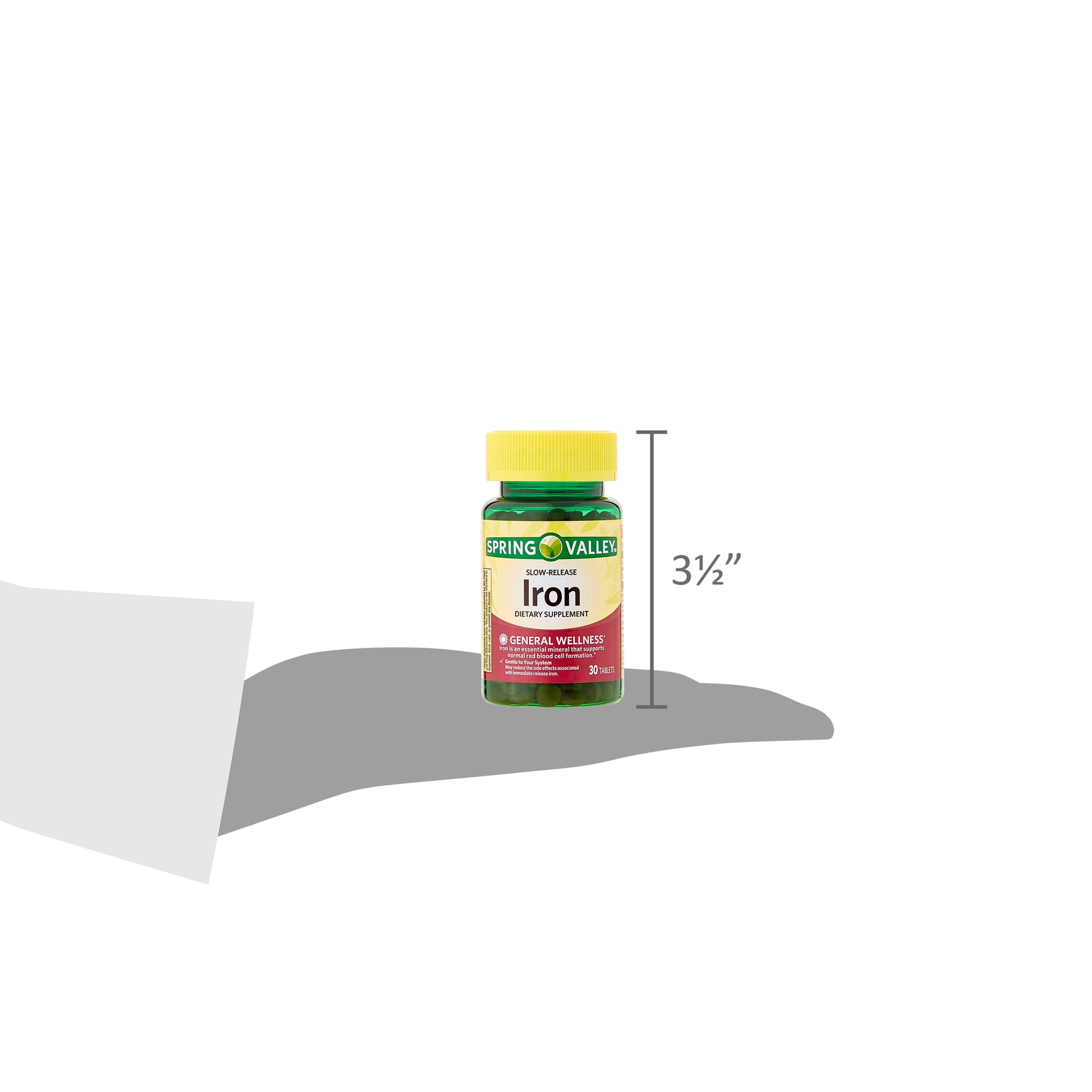 Spring Valley Slow Release Iron Supplement, 45 mg