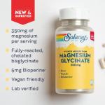 Solaray Magnesium Glycinate 350 mg, 120 Capsules