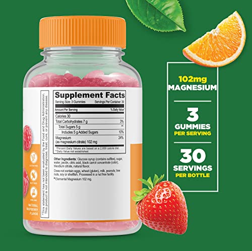 Lifeable Magnesium Citrate Gummy - Calm & Focus Support