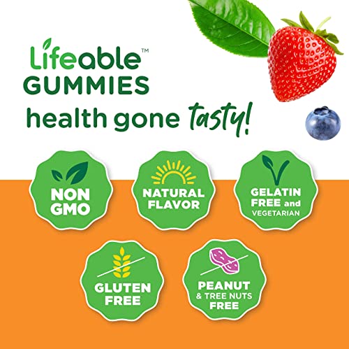 Lifeable Magnesium Citrate Gummy - Calm & Focus Support