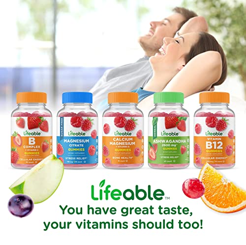 Lifeable Magnesium Citrate Gummy - Calm & Focus Support
