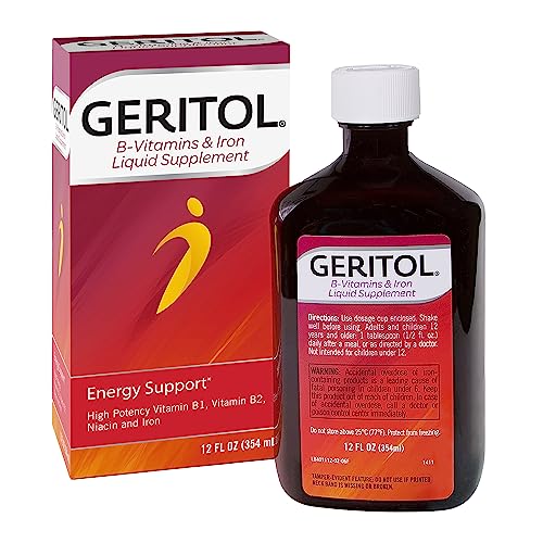 Geritol B-Vitamins & Iron Liquid Energy Booster