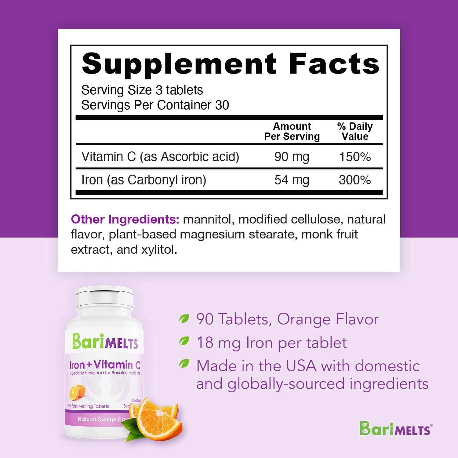 Bariatric B12 Tablets - Cherry Flavor, Sugar-Free