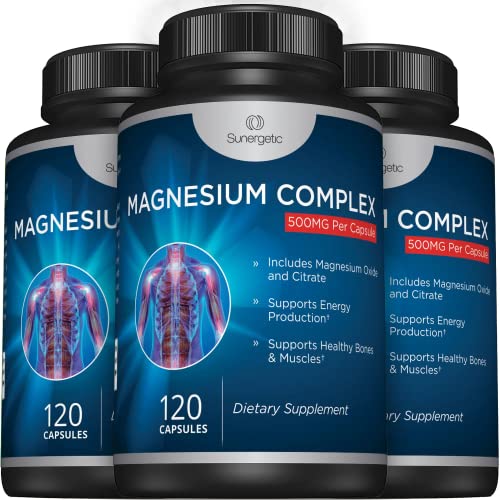 Magnesium Citrate Capsules for Relaxation & Energy