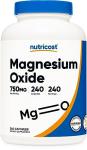 Nutricost Magnesium Oxide 750mg, 240 Capsules