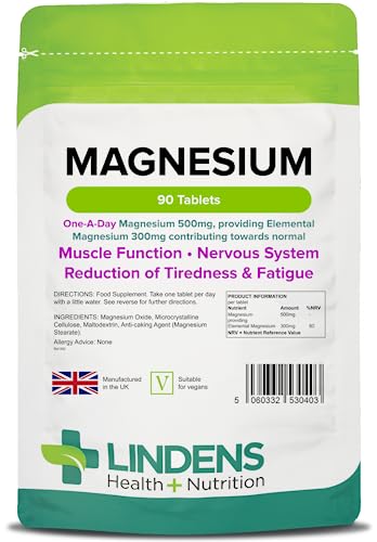 Lindens 500mg Magnesium Oxide - 90 Tablets