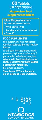 Ultra Magnesium Tablets - 60 Count