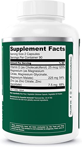 Magnesium, Zinc, and Vitamin D3 for Bone Health