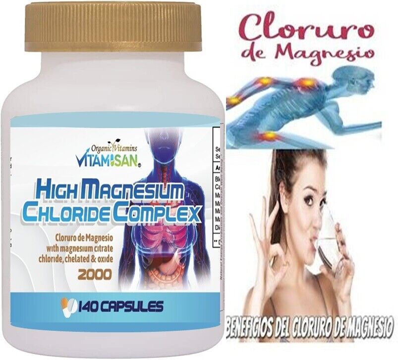 Magnesium Chloride 2000 mg - 280 Capsules