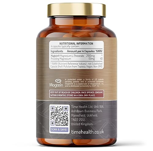 Magnesium L-Threonate 2100mg - 120 Capsules