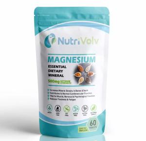 Magnesium 500mg Tablets for Muscle and Heart Health