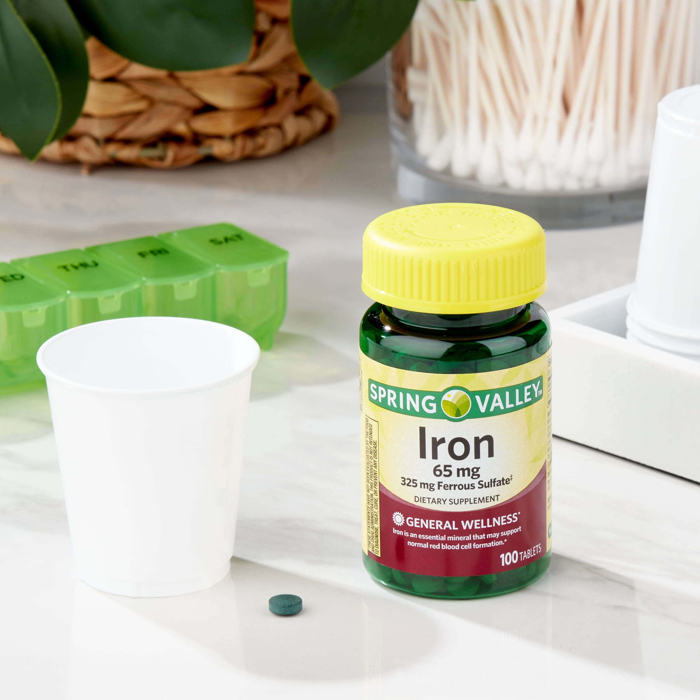 Spring Valley Iron 65 mg Supplement Tablets 300 Ct