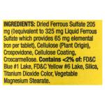 Spring Valley Iron Supplement Tablets, 65 mg, 100 Count