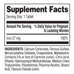 Spring Valley Prenatal Iron Tablets 27 mg 250 Ct