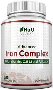 Iron Supplement with Vitamin C, B12 & Folic Acid