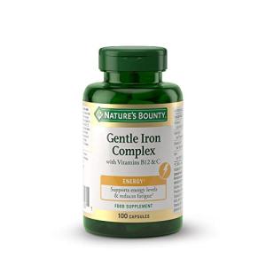 Gentle Iron Complex with B12 and C, 100 Capsules