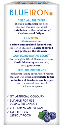 Blueiron Liquid Iron with Blueberries & Vitamins