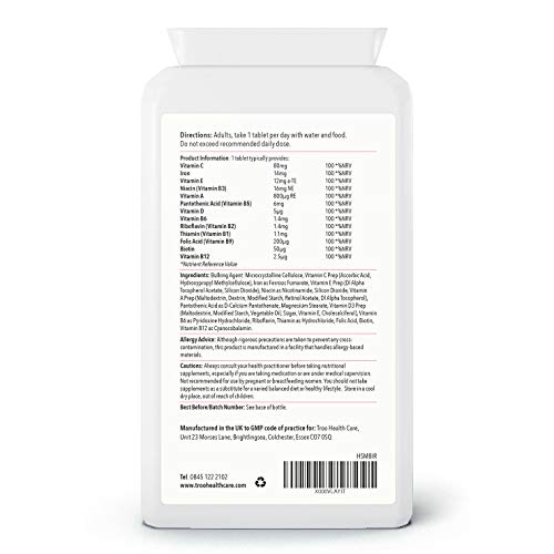 Daily Multi Vitamins with Iron - 180 Tablets