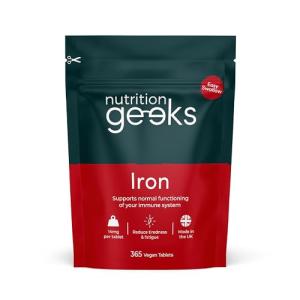 High Strength Vegan Iron Tablets - 365 Count