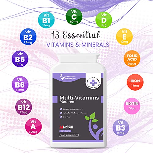 One A Day Multivitamins with Iron – 180 Tablets