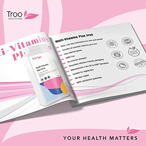 Daily Multi Vitamins with Iron - 180 Tablets