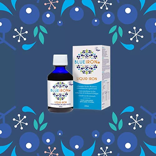 Blueiron Liquid Iron with Blueberries & Vitamins