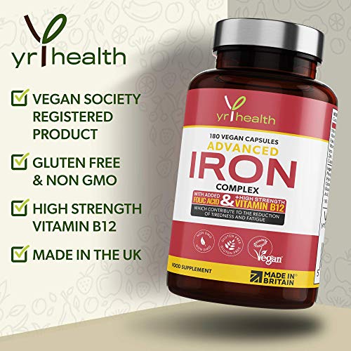 Iron Supplement with B12, Folic Acid & Zinc