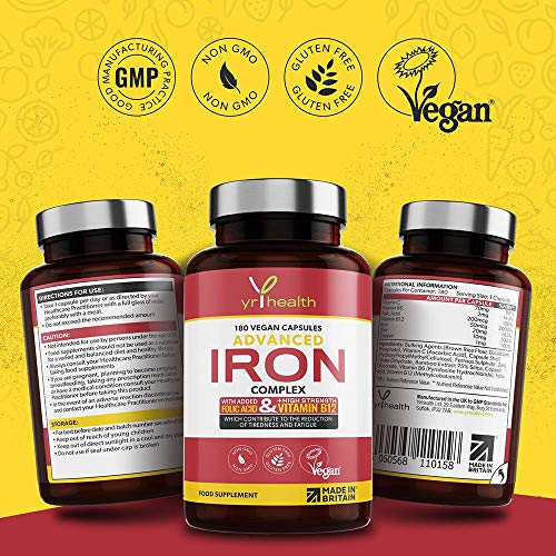Iron Supplement with B12, Folic Acid & Zinc