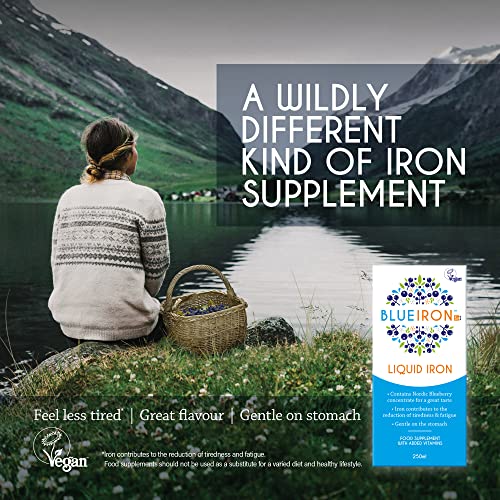 Blueiron Liquid Iron with Blueberries & Vitamins