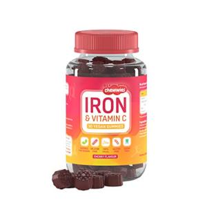 Vegan Iron & Vitamin C Chewable Gummies