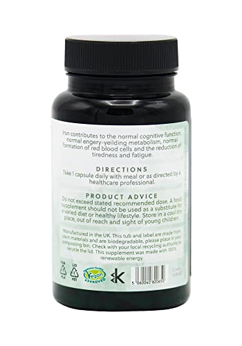 G&G Vitamins Vegan Iron Bisglycinate 60 Capsules