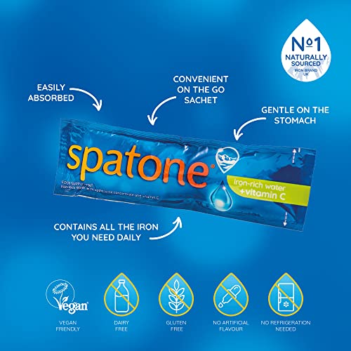 Spatone Iron Water with Vitamin C, Apple Flavor