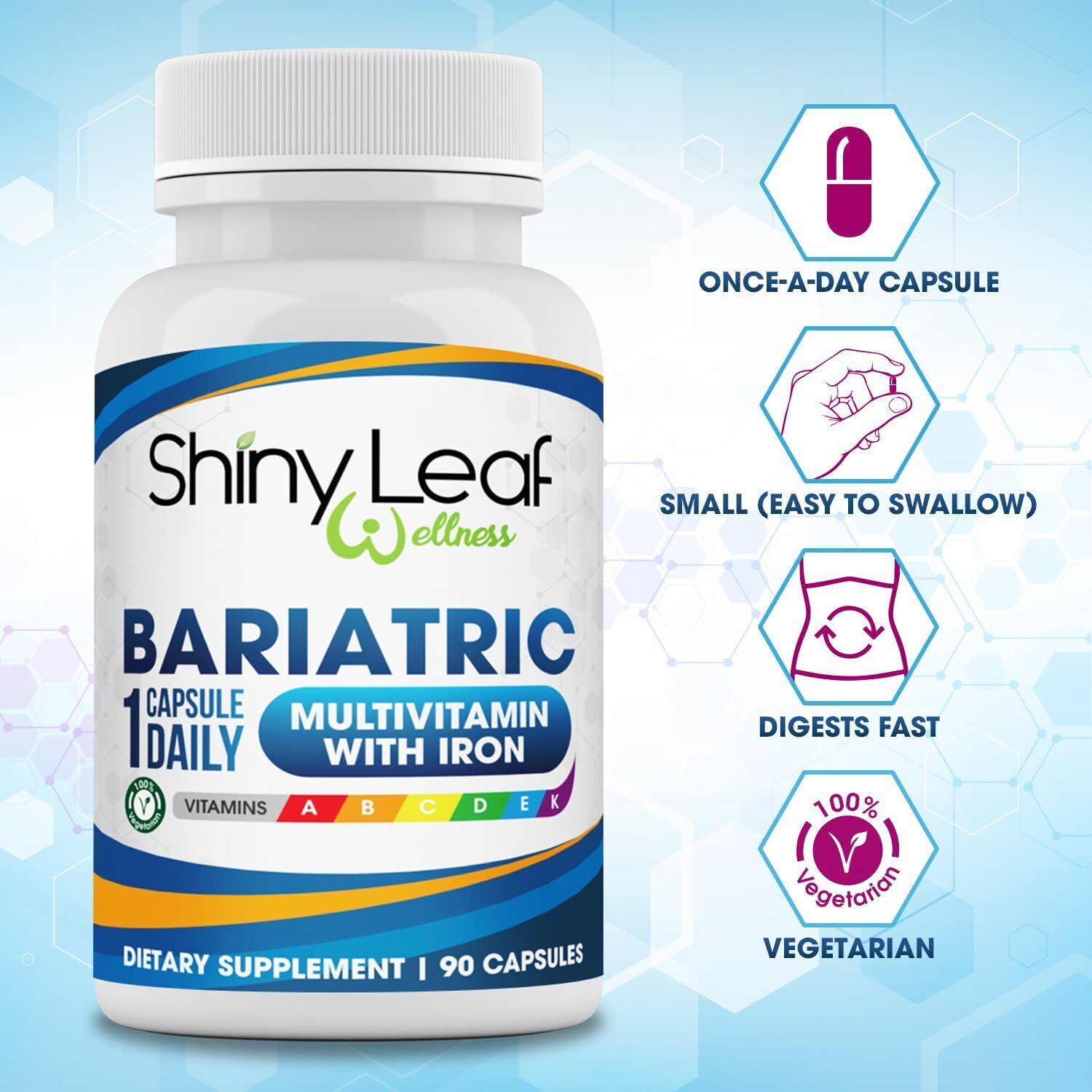 Bariatric Multivitamin with Iron for Post-Surgery