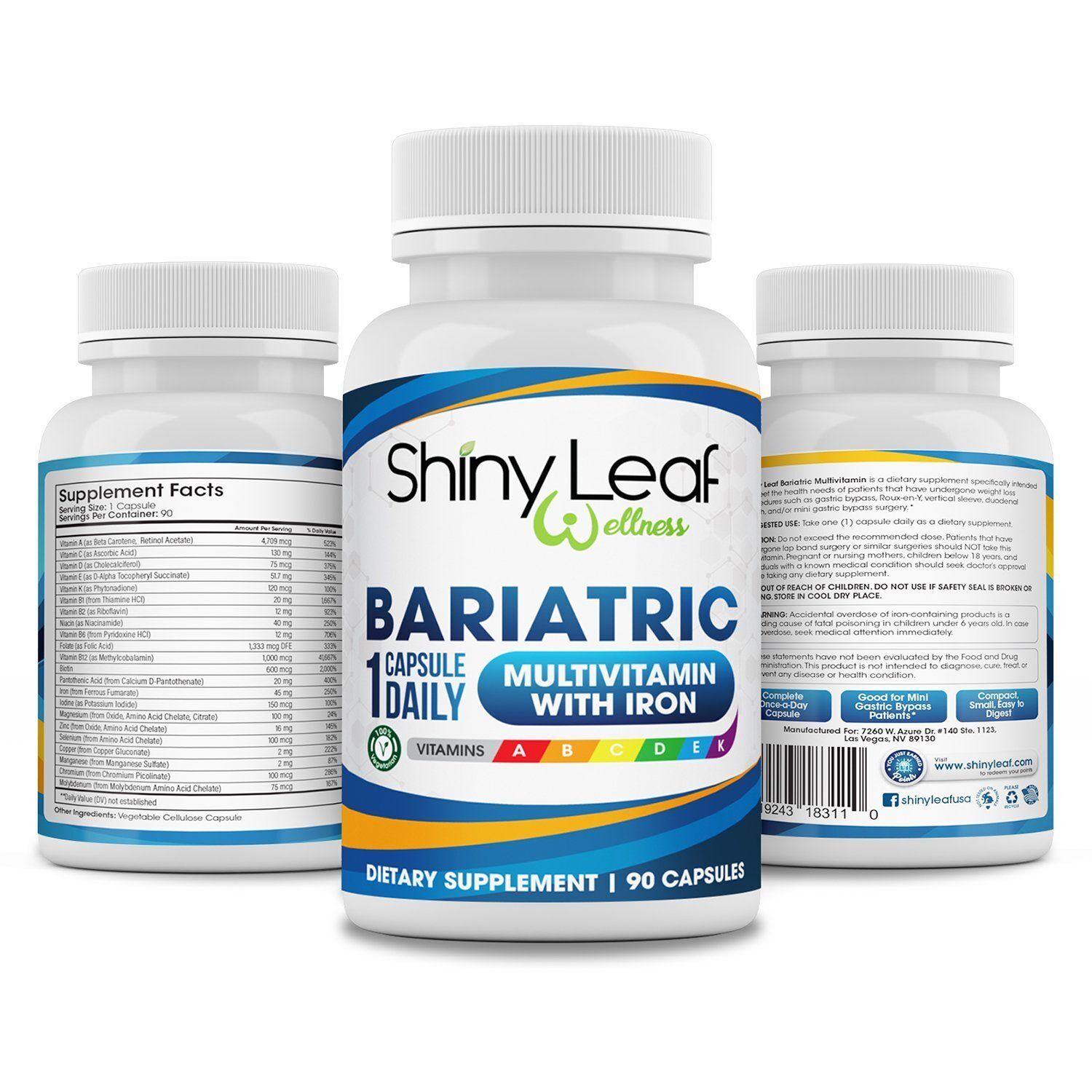 Bariatric Multivitamin with Iron for Post-Surgery
