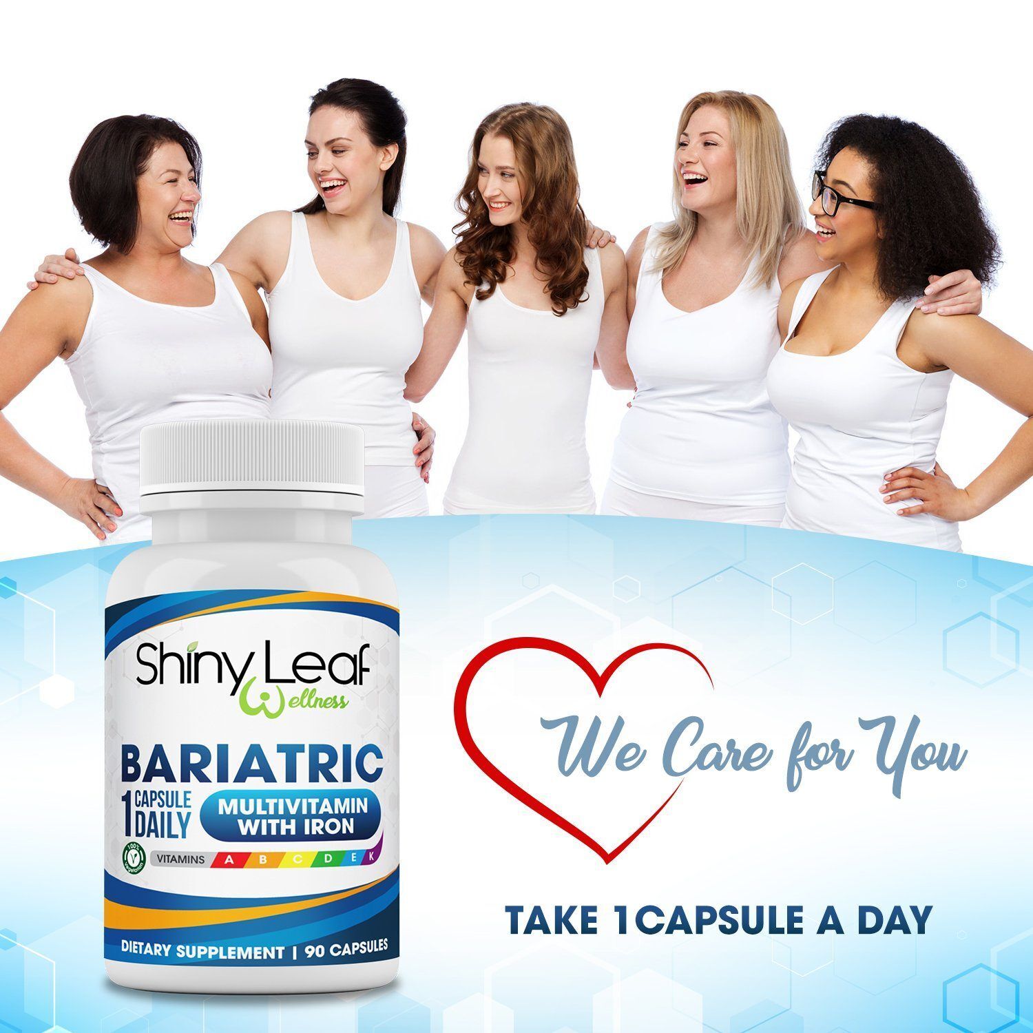 Bariatric Multivitamin with Iron for Post-Surgery