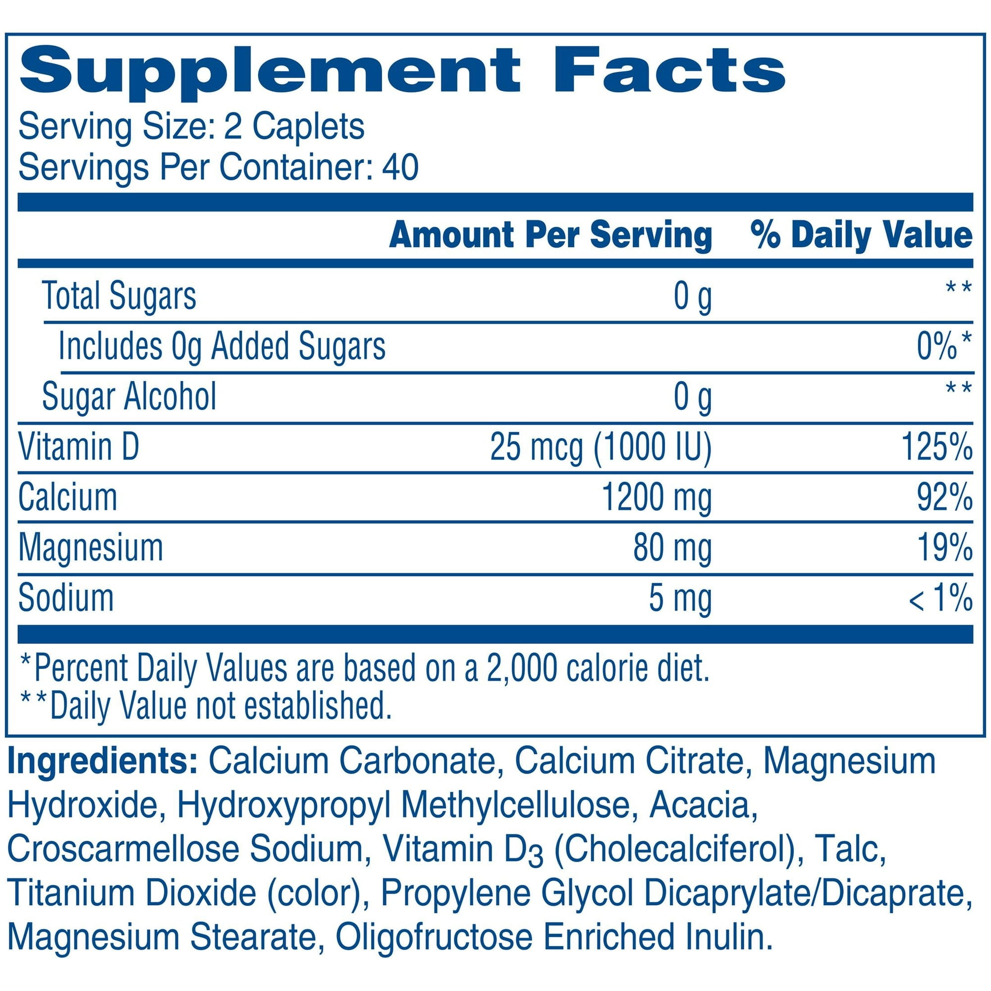 Citracal Calcium with Vitamin D3, 1200 mg, 80 Caps