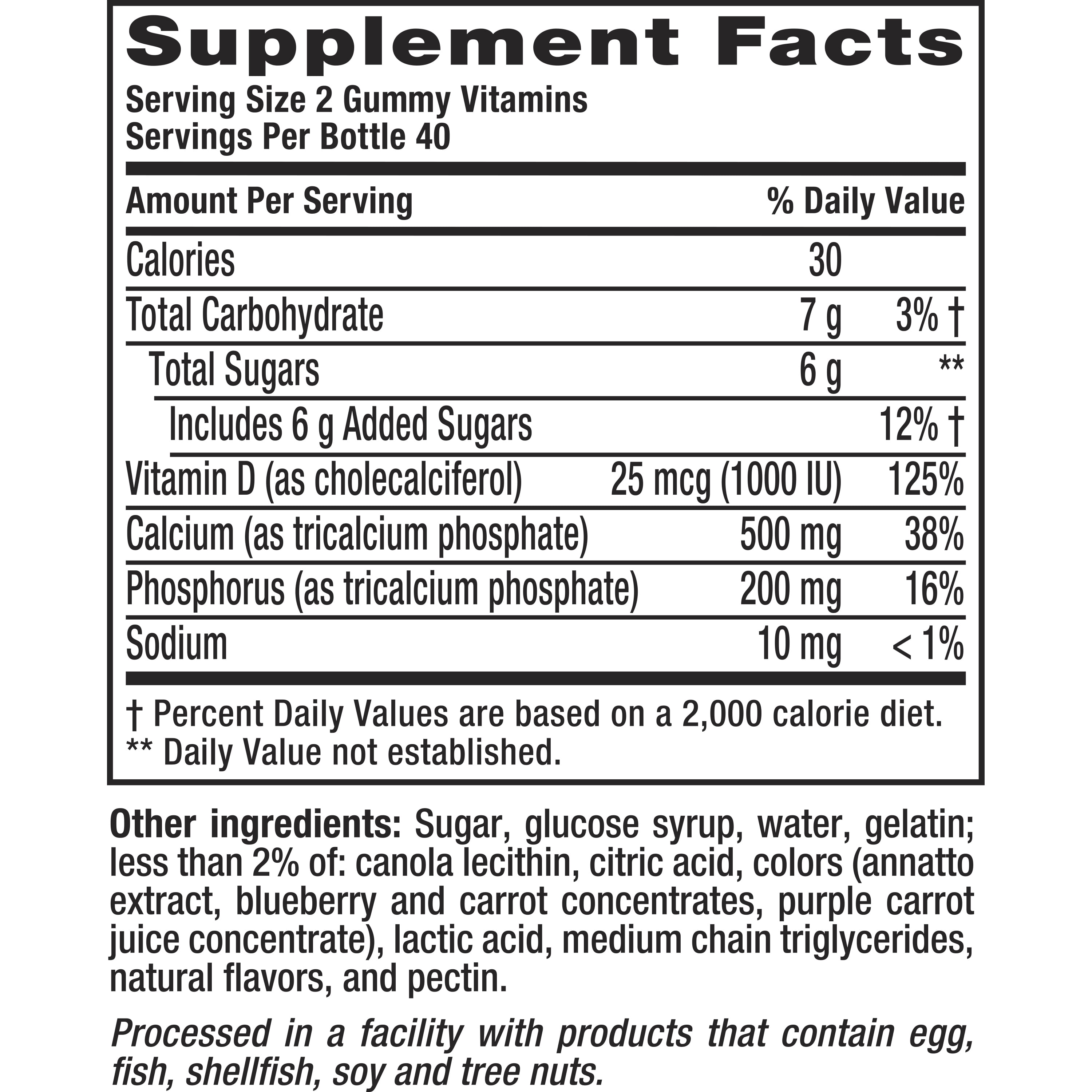 Vitafusion Calcium Gummy Vitamins Twin Pack