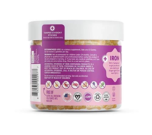 Kids Iron Gummies – Vegan, Organic, Allergen Free
