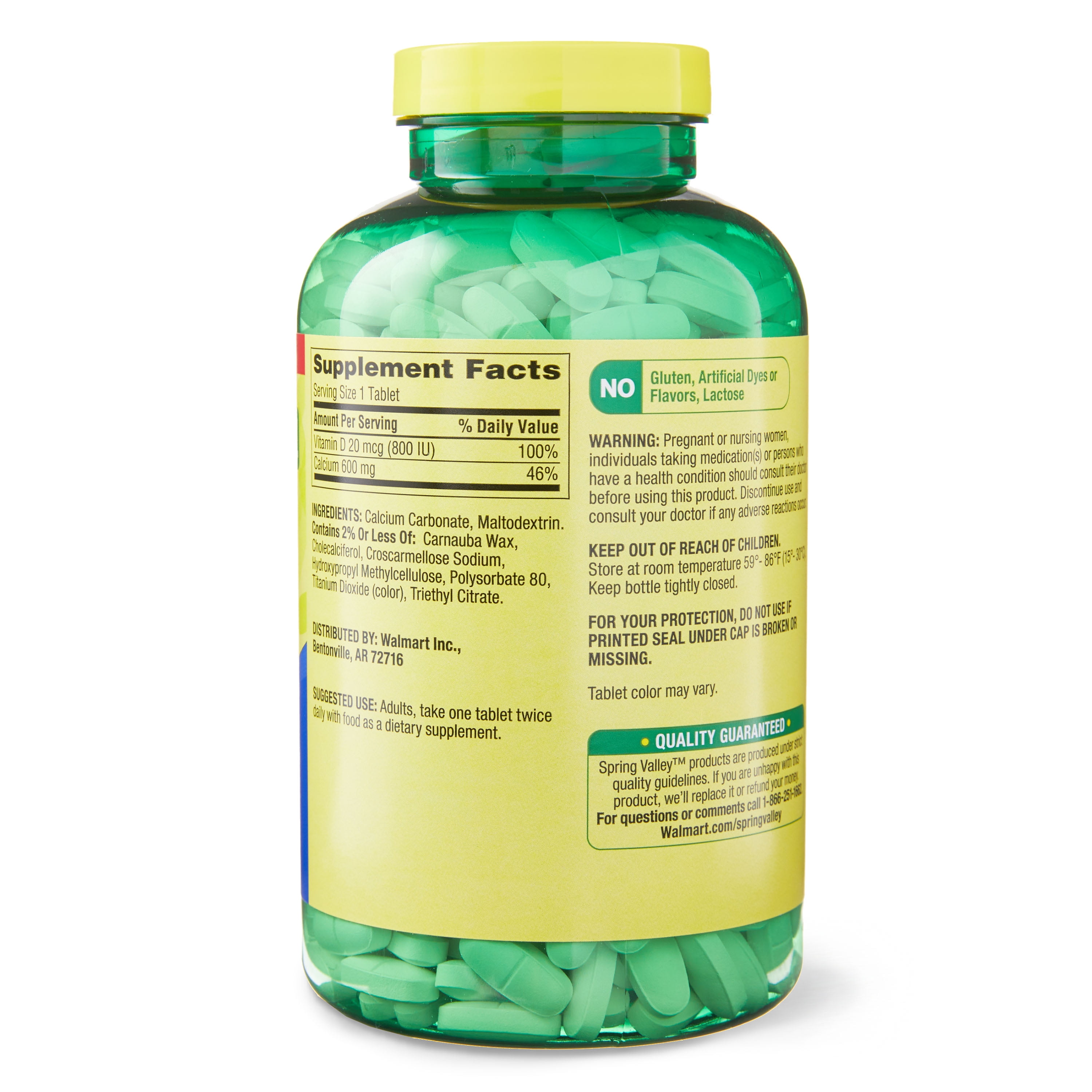 Calcium Plus Vitamin D Tablets for Bone Health