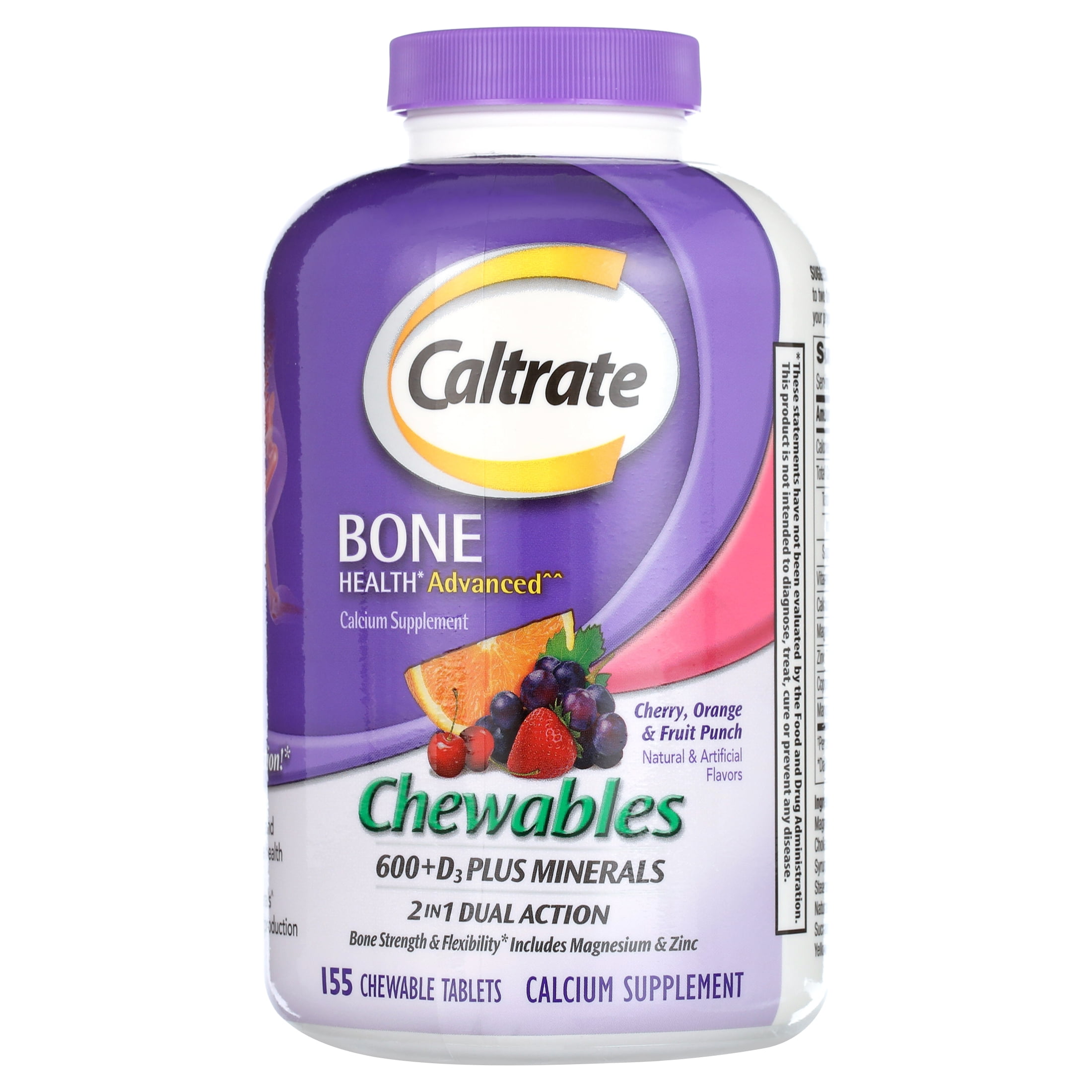 Caltrate Advanced Calcium 600 Plus D3 Chewables