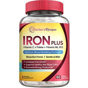 Iron Supplement with Vitamin C & B Vitamins 60ct